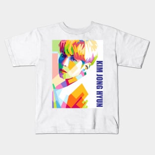 KIM JONG HYUN WPAP POP ART Kids T-Shirt